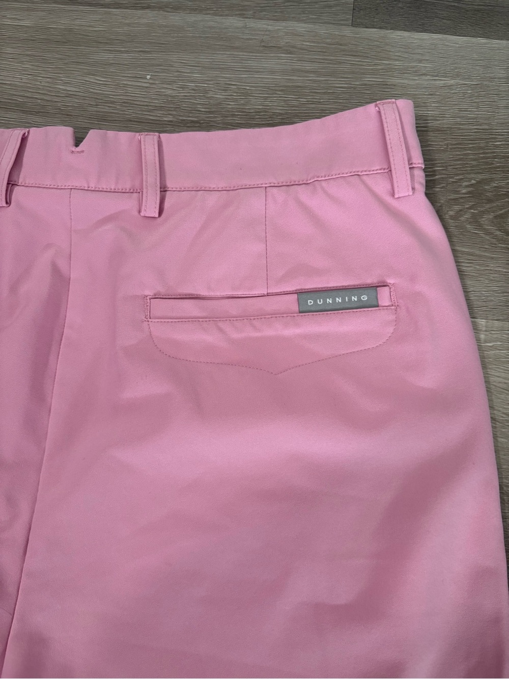 Men's Dunning Pink Performance Chino Goof Shorts. Size 34 - Picture 6 of 7